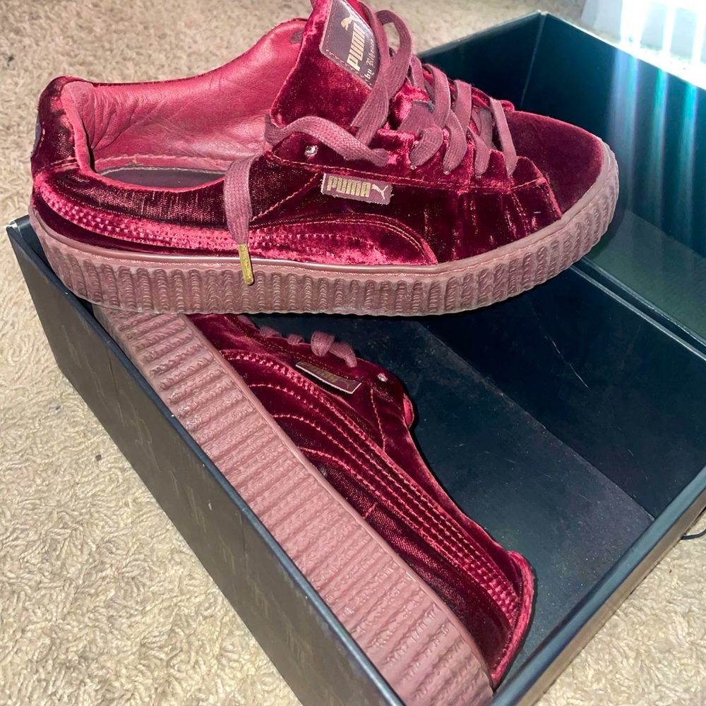 FENTY X PUMA creeper velvet platform sneakers (LIMITED RELEASE)